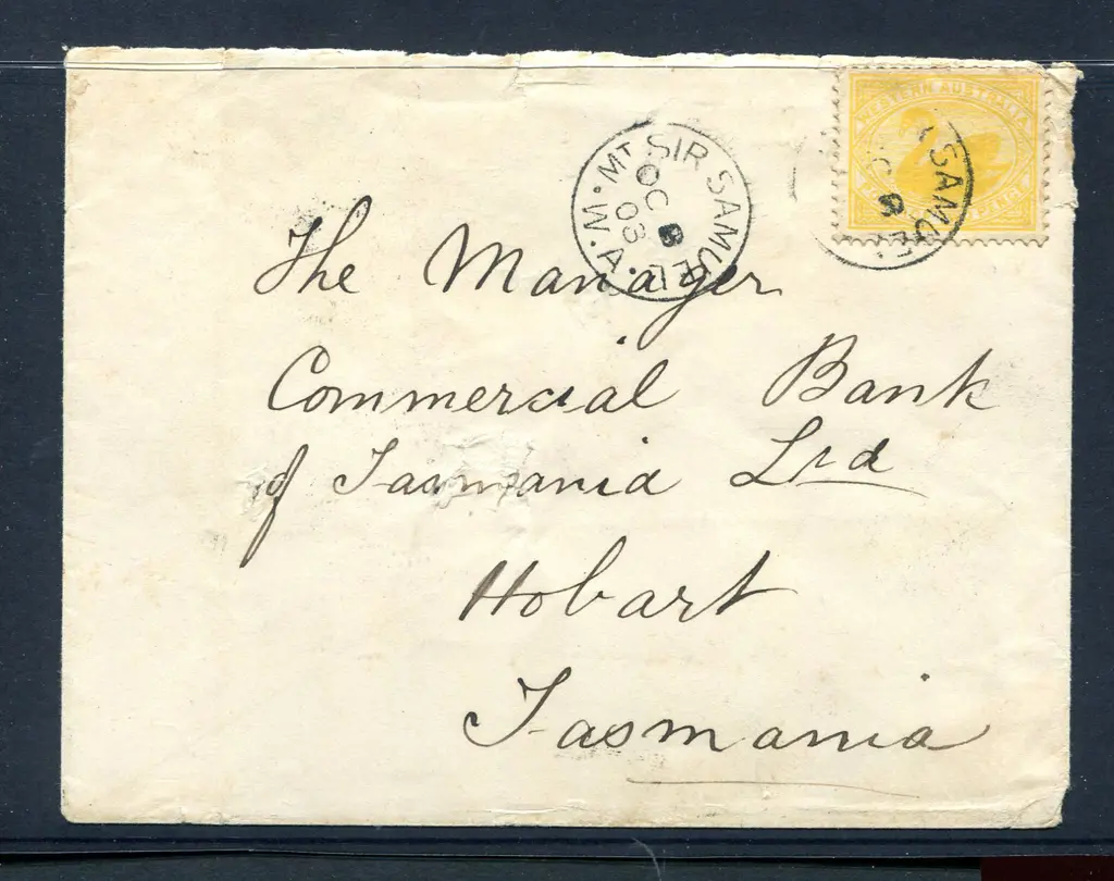 1903 (8th Oct) Mt Sir Samuel tying 2d swan to ... Image 1++