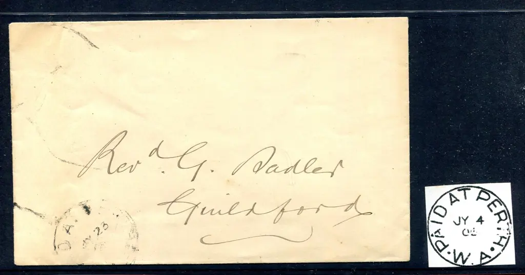 1904 (23rd Jul) Perth PAID type Pd3c variable ... Image 1++