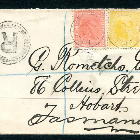 1904 (1st Oct) Registered Tatts Cover with Peak ...