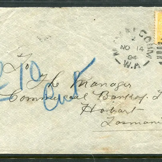 1904 (14th Nov) Mt Malcolm DxPO index 2  tying 2d ...