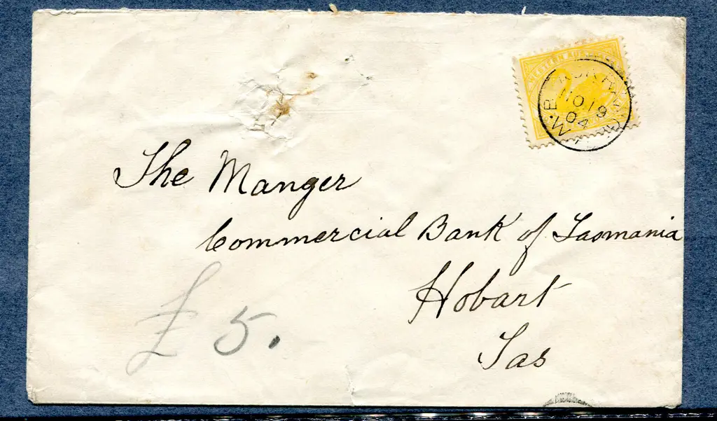 1904 (19th Nov) Black Range 3b cds tying 2d yellow ... Image 1++