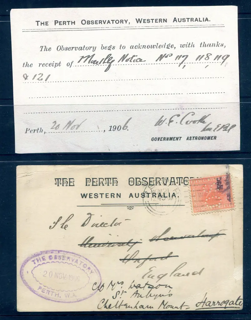 1906 (21st Nov) "The Perth Observatory, Western ... Image 1++