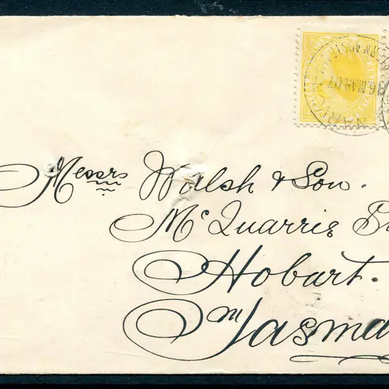 1907 (16th Mar) Carnarvon cover to Tattersalls, ...