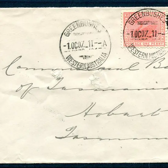 1907 (1st Oct) Crisp Greenbushes A29t strikes x 3 ...