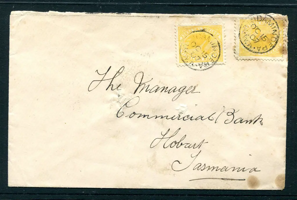 1907 (15th Oct) Yundamindera 3b-b tying 2 x 2d CrA ... Image 1++