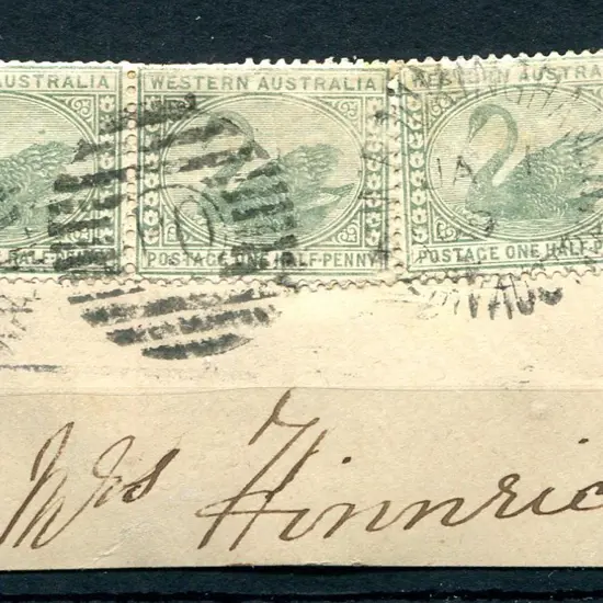1909 (1st Jan) Rockingham DxPO  with 2 complete ...
