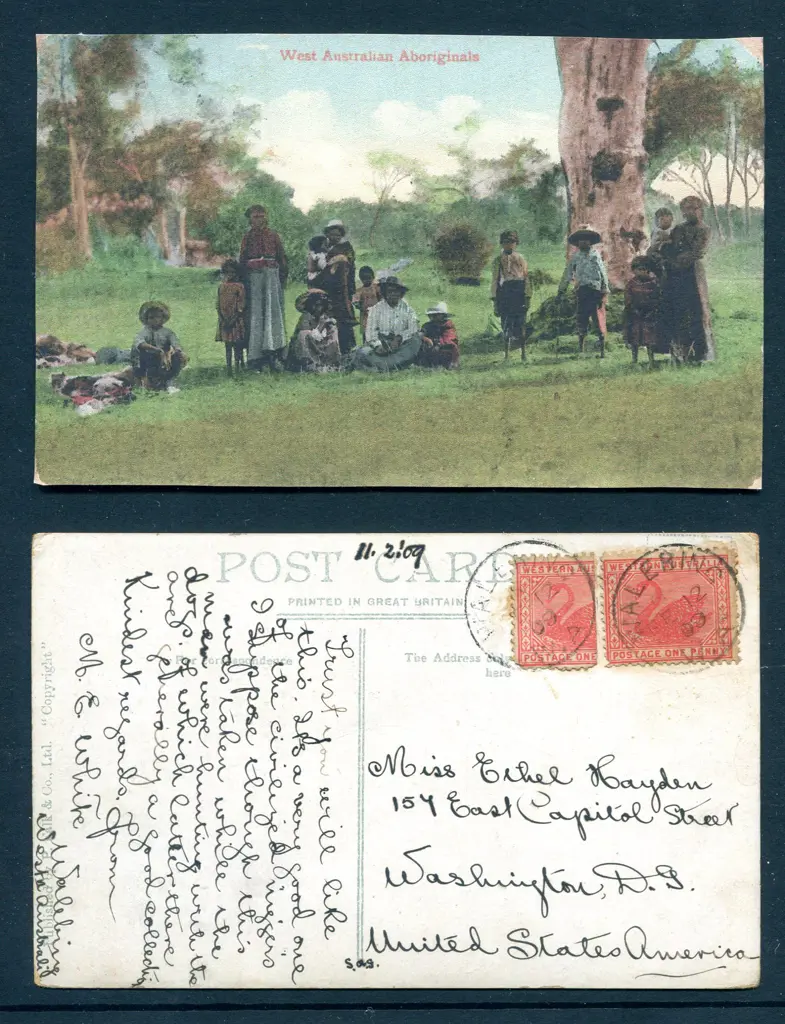 1909 12th Feb) Walebing 3b cds's dated FE 12 09 ... Image 1++