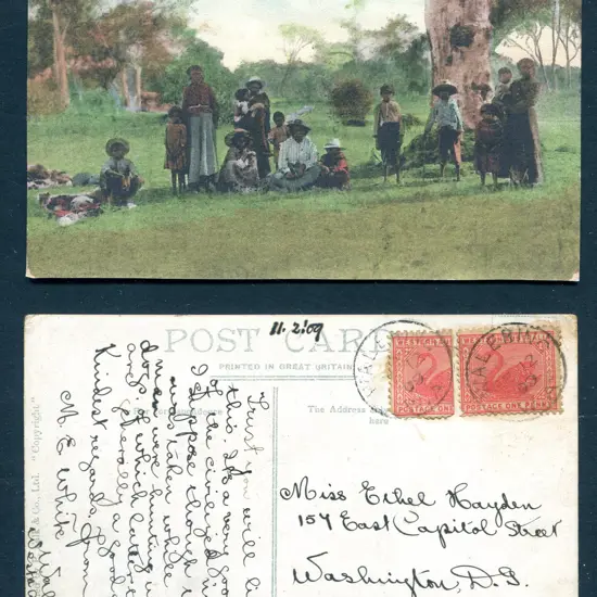 1909 12th Feb) Walebing 3b cds's dated FE 12 09 ...