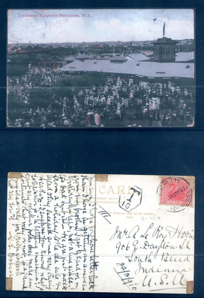 1910 (21st Feb) "Totaliser, Kalgoorlie Racecourse, ... Image 1++