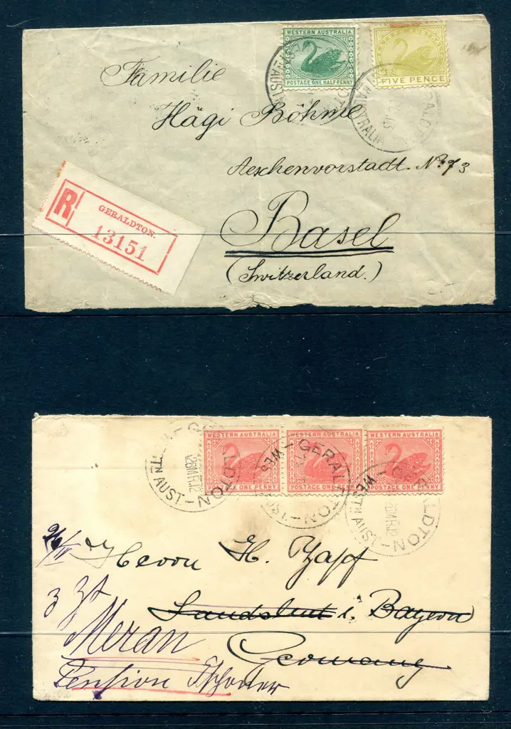 1912 (26th Mar) Germany addressed cover with 3 x ... Image 1++