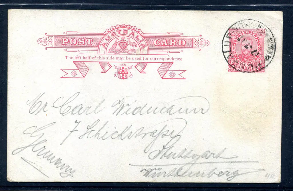 1912 (17th Jun) Mungalup D27 complete cancel on 1d ... Image 1++