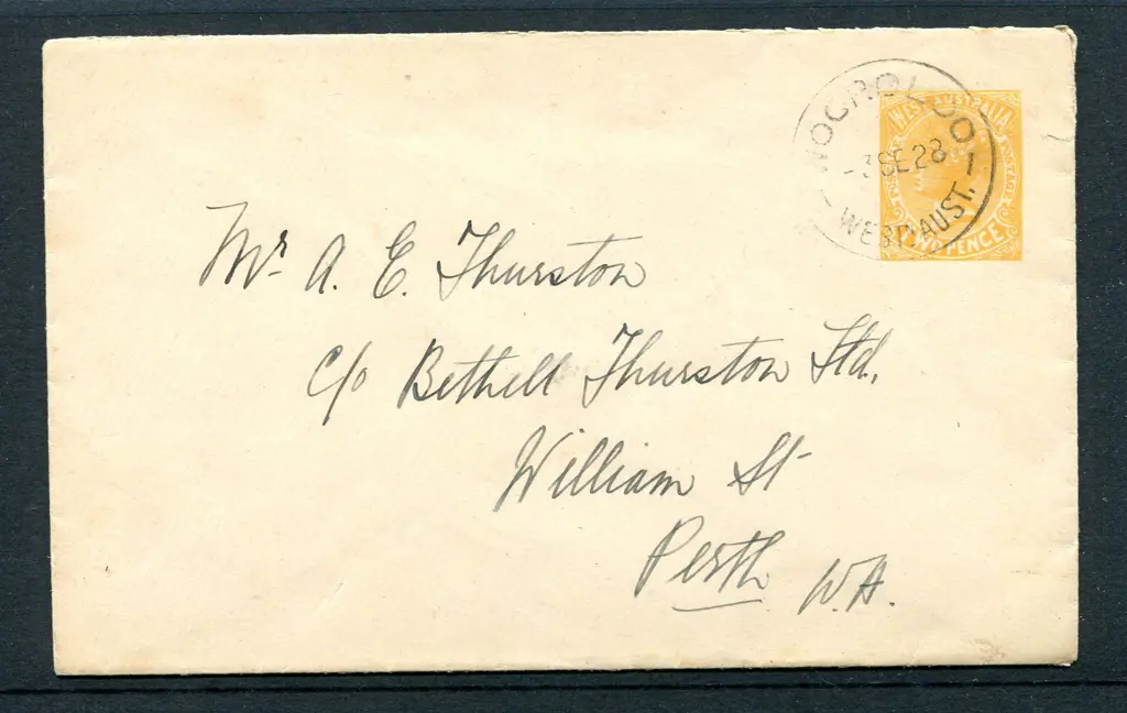 1928 (3rd Sep) Wooroloo B28 complete, clear & ... Image 1++