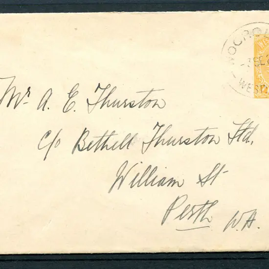1928 (3rd Sep) Wooroloo B28 complete, clear & ...