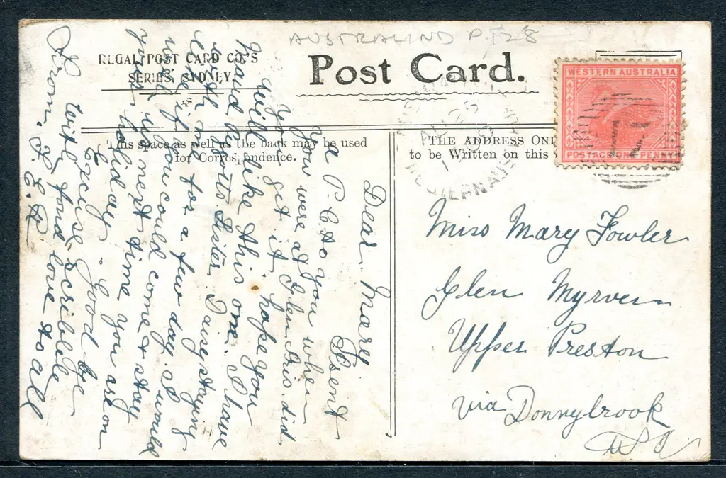 Australind 15 barred numeral "17" tying 1d swan to ... Image 1++