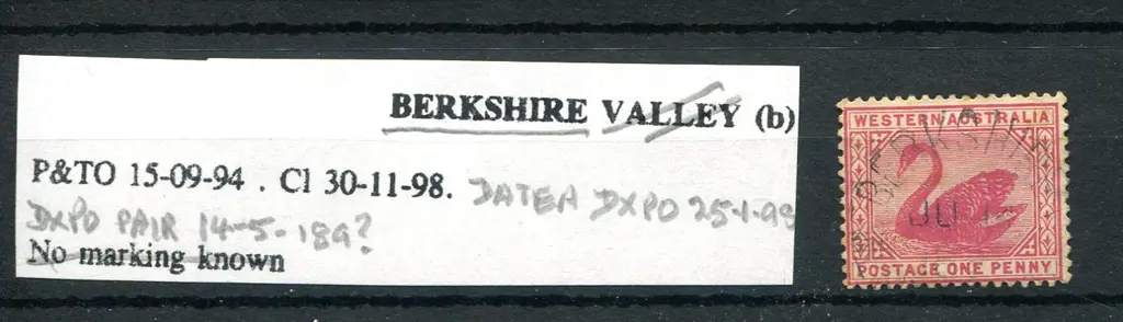 Berkshire Valley Partial light duplex pmk ... Image 1++