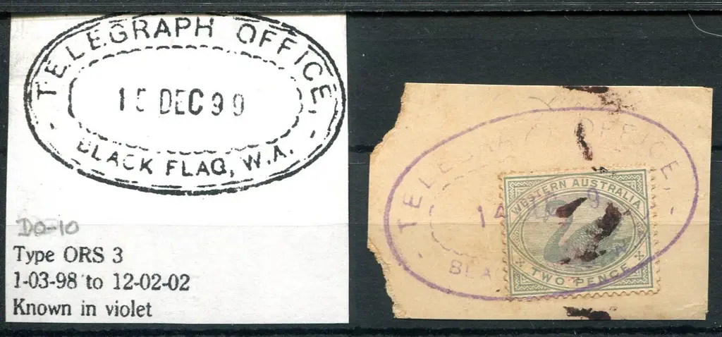 Black Flag Telegraph Office ORS 3 Superb strike in ... Image 1++