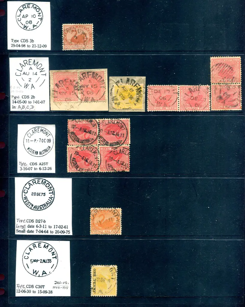 Claremont Selection of cds's noting 3b, 2b with ... Image 1++