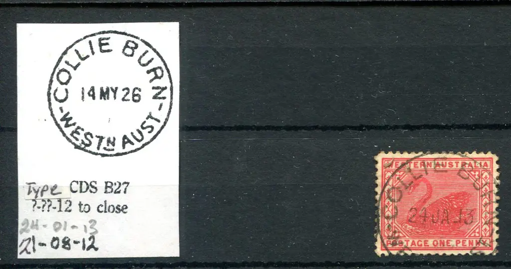 Collie Burn B27 80% upright strike on 1d swan (SG ... Image 1++