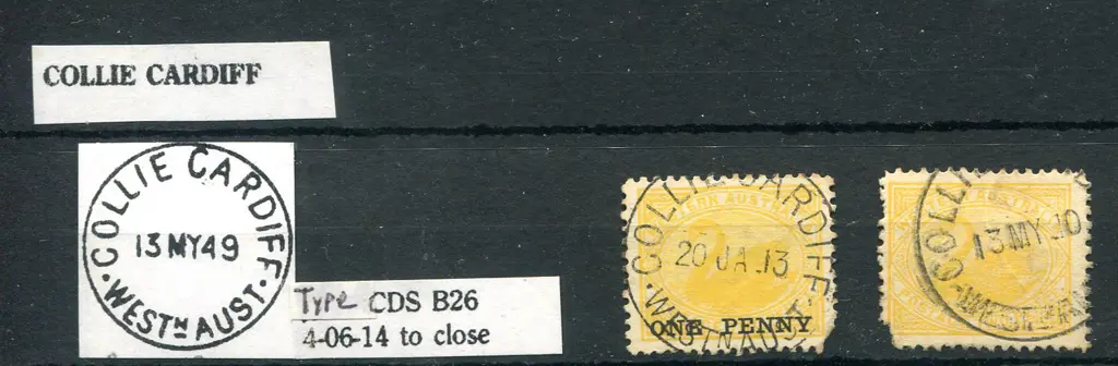 Collie Cardiff B26 Near complete strike on "ONE ... Image 1++
