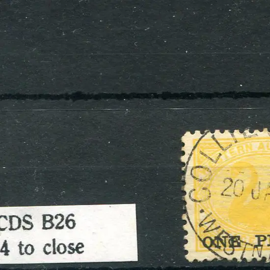 Collie Cardiff B26 Near complete strike on "ONE ...