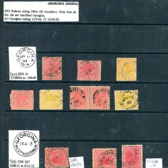 Georgina 3b & D27 selection of strikes noting a 3b ...