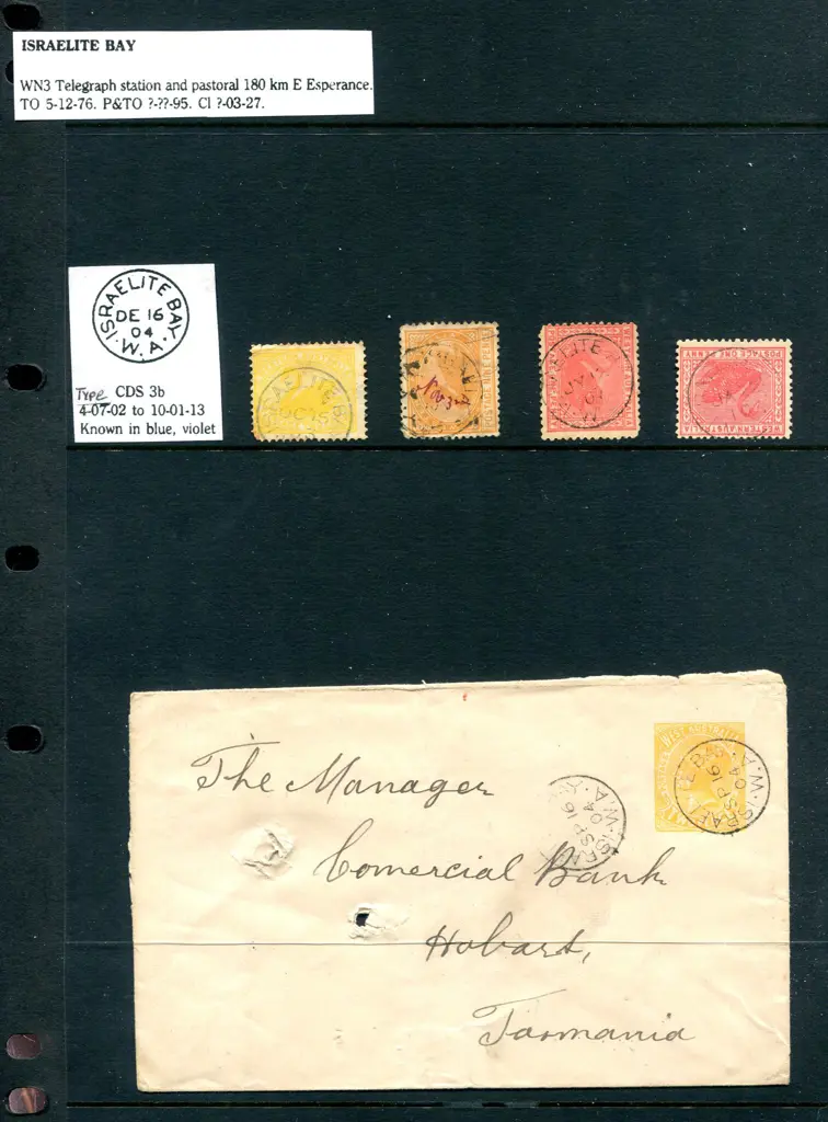 Israelite Bay 3b strikes x 4 incl one in blue for ... Image 1++
