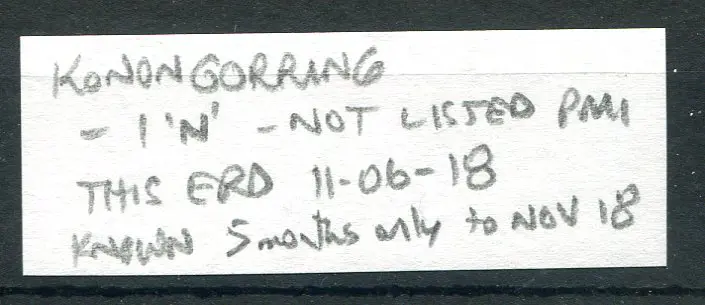 Konongorring D29 This example with only single ... Image 1++