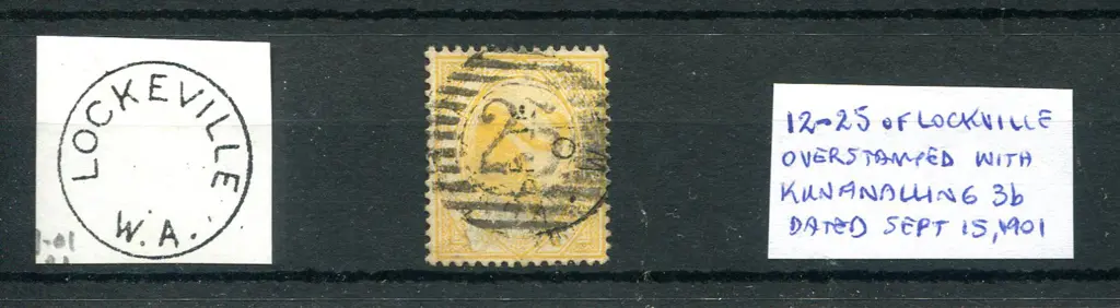 Lockeville 12 bar "25" central impression on 2d ... Image 1++