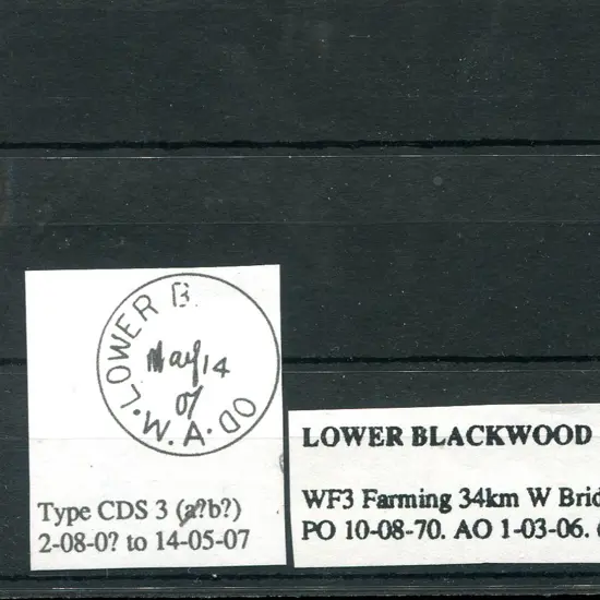 Lower Blackwood 3b Proving strike on vertical ...