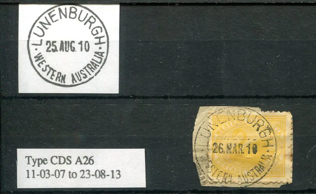 Lunenburgh A26 Superb 100% strike on 2d swan on ... Image 1++