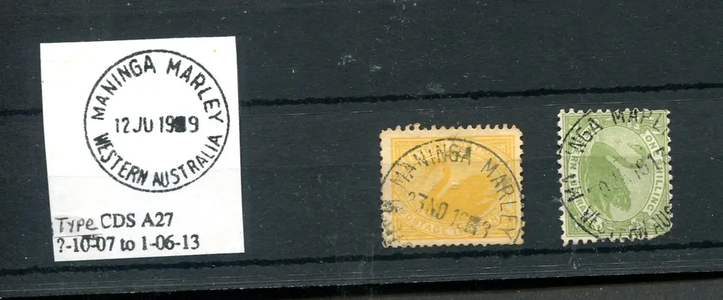 Maninga Marley A premium example on 2d yellow swan ... Image 1++