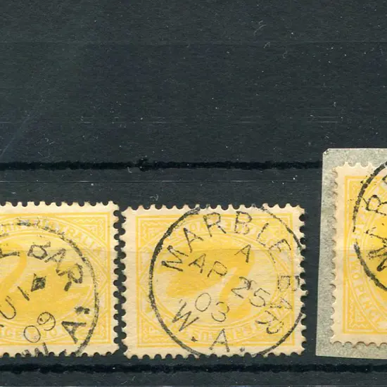 Marble Bar 3b Four examples for indexes nil, A, B, ...