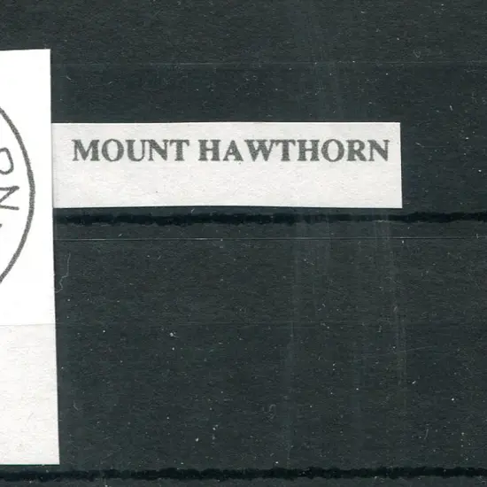 Mount Hawthorn B29 This 70% strike on 1d swan (SG ...