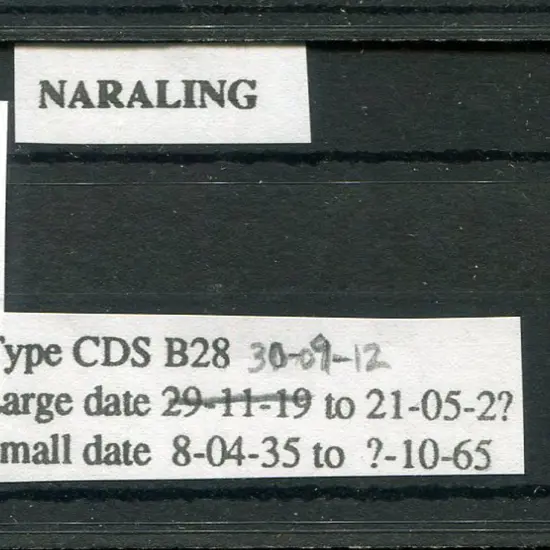 Naraling B28 This 75% clear strike on 1d carmine ...