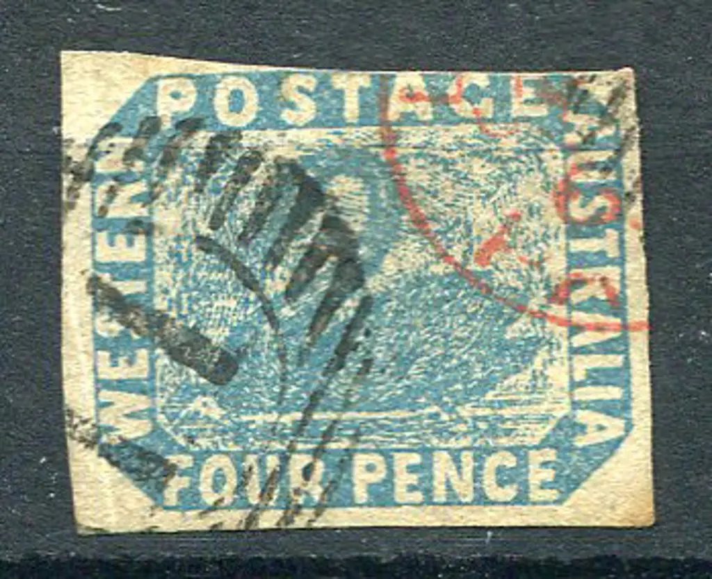 Newcastle (15 bar Number 11) on 1854 4d blue with ... Image 1++