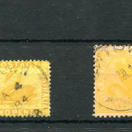 Newtown 3a 70% strike on 2d yellow swan (SG 71) ...