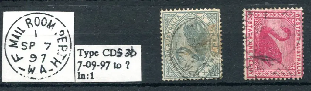 Perth F Mail Room Ship Mail Room cancels with the ... Image 1++