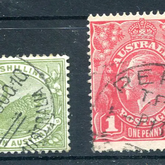 Perth GPO TPO GPO2 Two fine part strikes with one ...