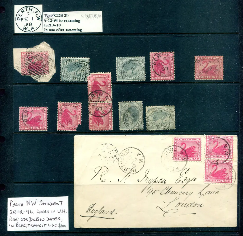 Perth N.W. Hagner with 10 strikes plus cover to ... Image 1++