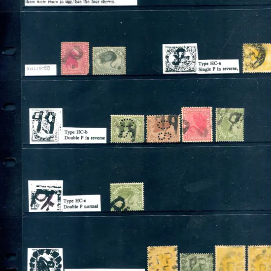 Perth Parcel Post Handcut Markings that were made ...