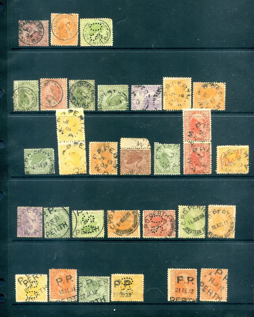 Perth Parcel Post Range on Hagner incl many types ... Image 1++
