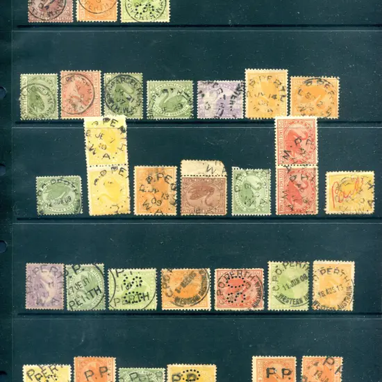 Perth Parcel Post Range on Hagner incl many types ...