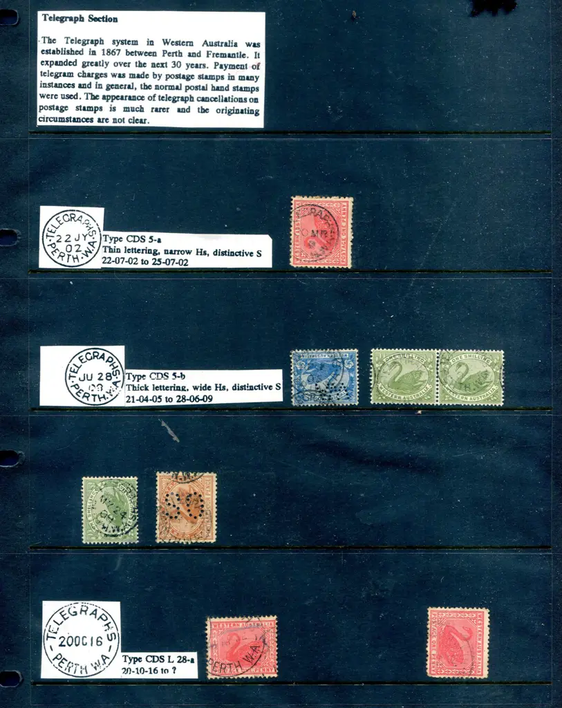 Perth Telegraph Small selection of 5-a, 5-b & ... Image 1++