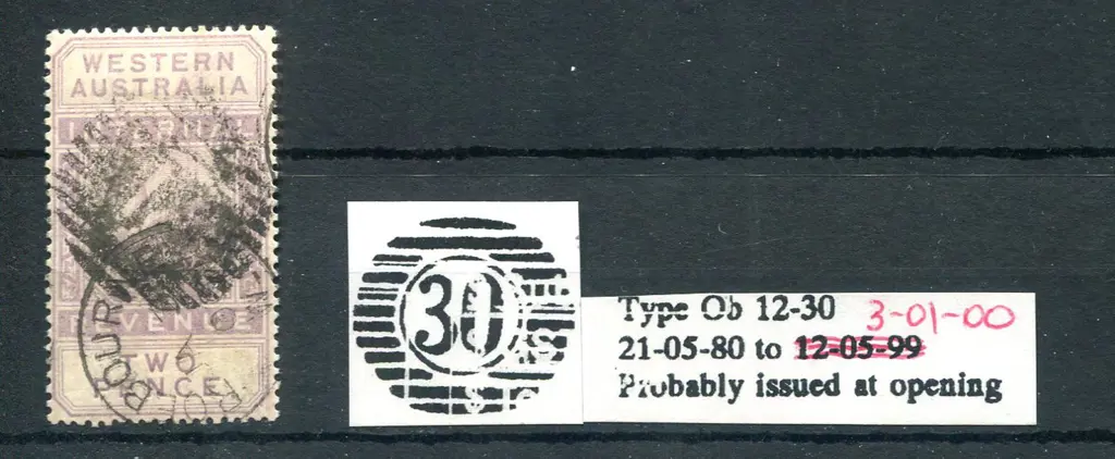 Roebourne 12 bar "30" overlapped by Roebourne 3b ... Image 1++