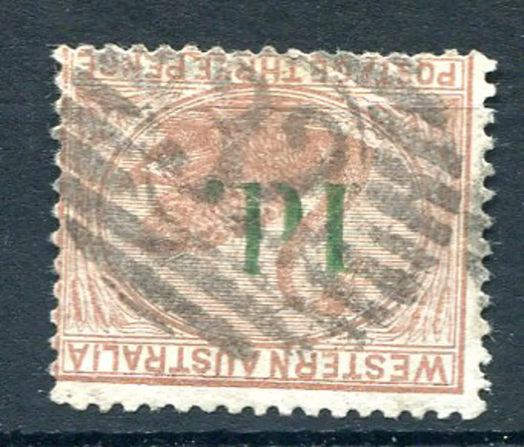 Sharks Bay 12 Barred Numeral "32" on 3d pale brown ... Image 1++