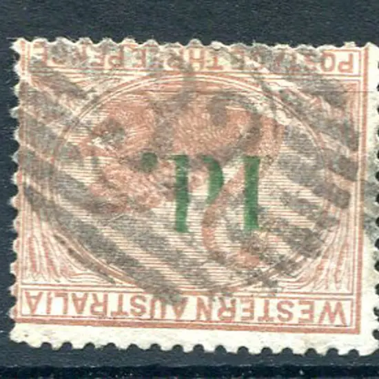 Sharks Bay 12 Barred Numeral "32" on 3d pale brown ...