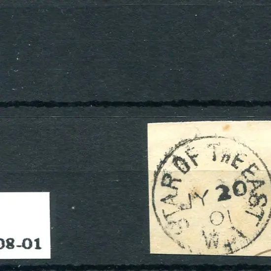 Star of The East 3b Superb copy on piece dated JY ...
