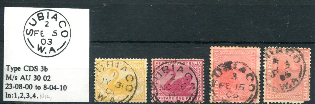 Subiaco 3b strikes x 4 with indexes 1, 2, 3 & 4.  ... Image 1++