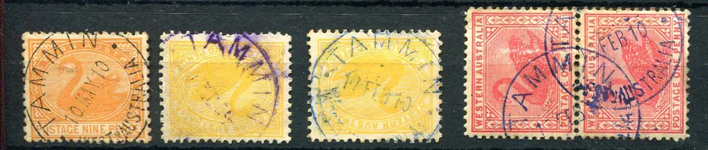 Tammin Group of 4 x D26-a strikes in black, ... Image 1++