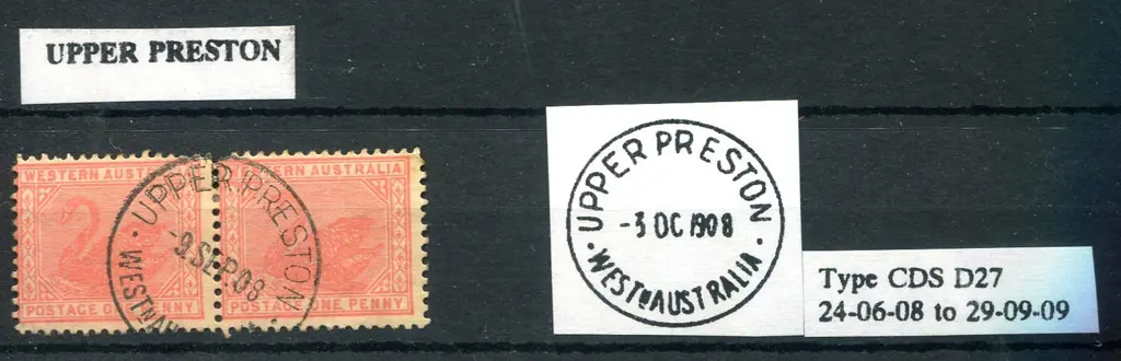 Upper Preston D27 on 1d swans pair (SG 139). ... Image 1++